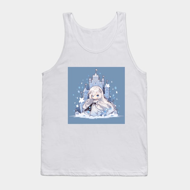 chibi snow princess Tank Top by WabiSabi Wonders